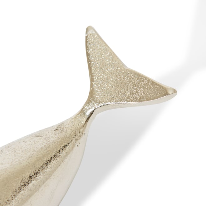 Whale Sculpture - Nickel, 6cm (H)