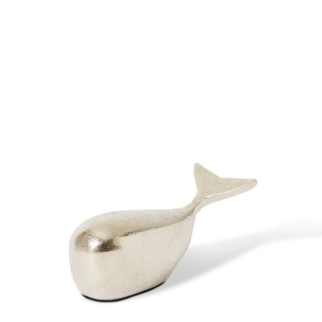 Whale Sculpture - Nickel, 6cm (H)