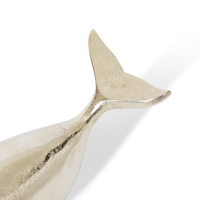 Whale Sculpture - Nickel, 9cm (H)
