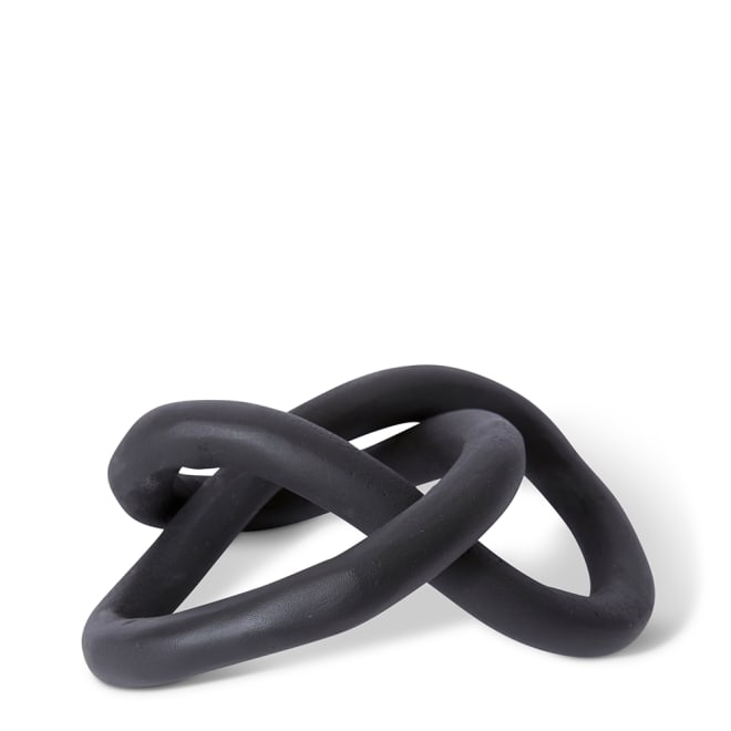 Daisha Sculpture - Black, 8cm (H)