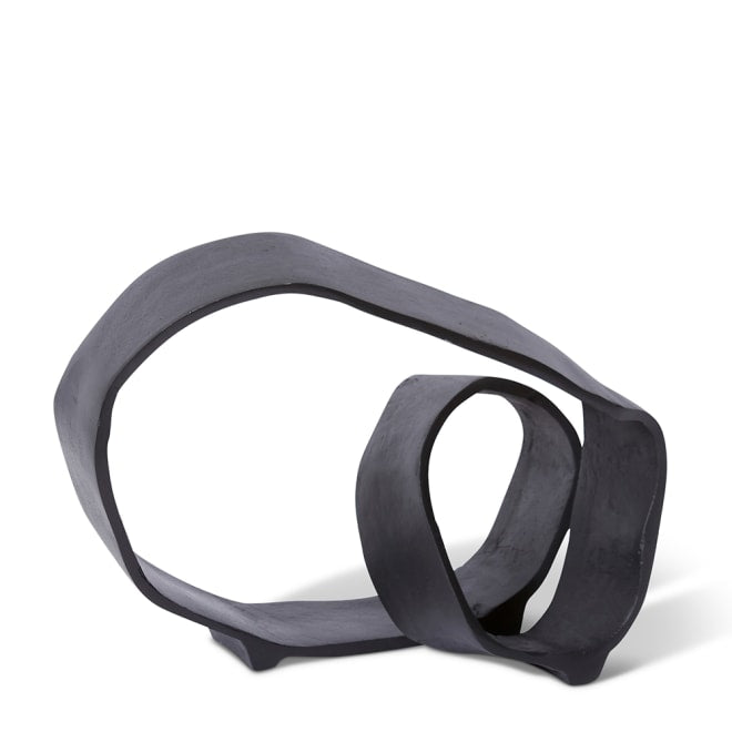 Liban Sculpture - Black, 24cm (H)