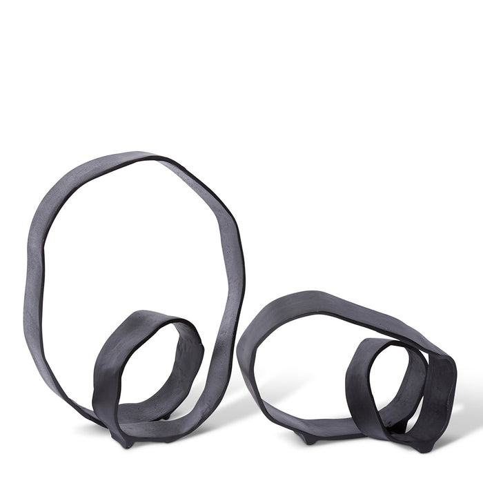 Liban Sculpture - Black, 42cm (H)
