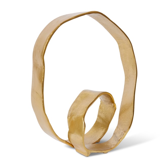 Liban Sculpture - Gold, 42cm (H)