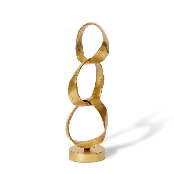 Loloo Sculpture - Gold, 48cm (H)