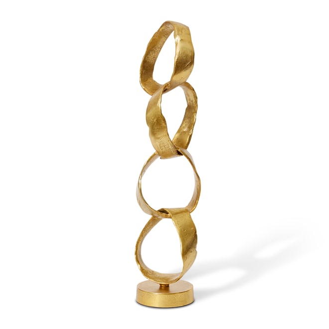 Loloo Sculpture - Gold, 64cm (H)