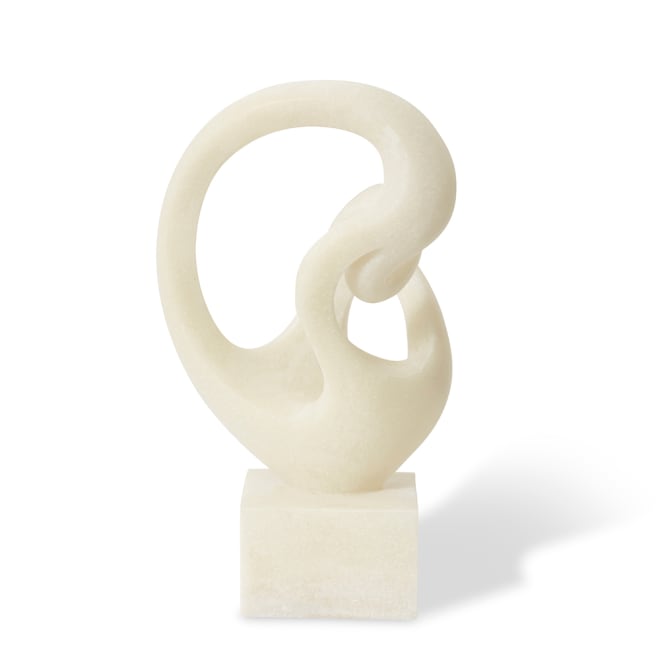 Turner Sculpture - White, 43cm (H)