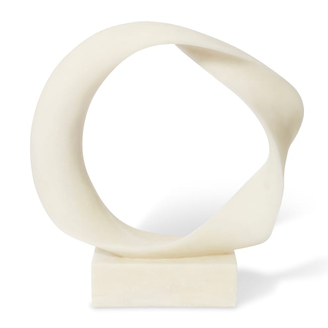 Holmes Sculpture - White, 57cm (H)