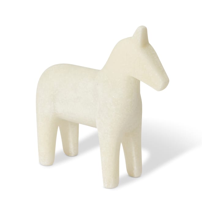 Dineo Horse Sculpture - White, 20cm (H)
