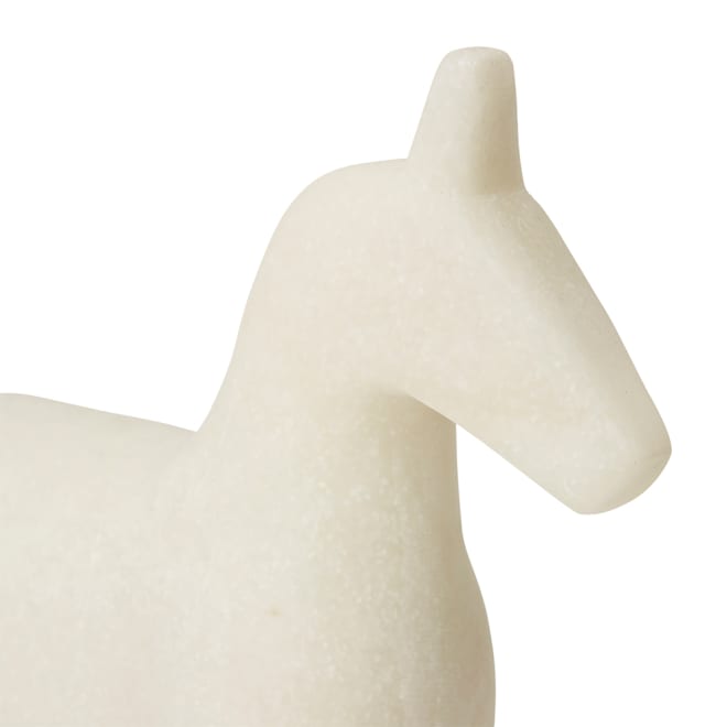Dineo Horse Sculpture - White, 26cm (H)