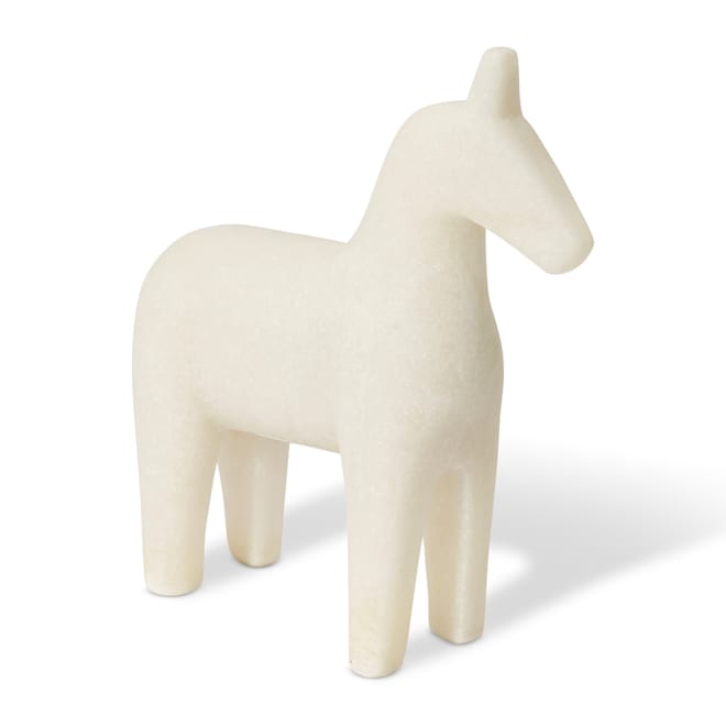 Dineo Horse Sculpture - White, 26cm (H)