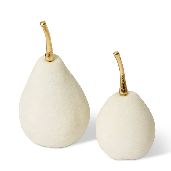 Kawzi Pear - White/Gold, 21cm (H)