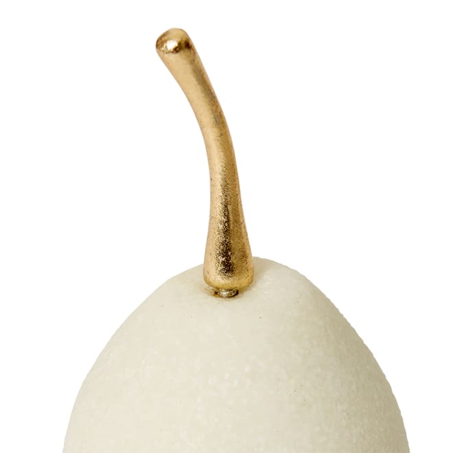 Kawzi Pear - White/Gold, 16cm (H)