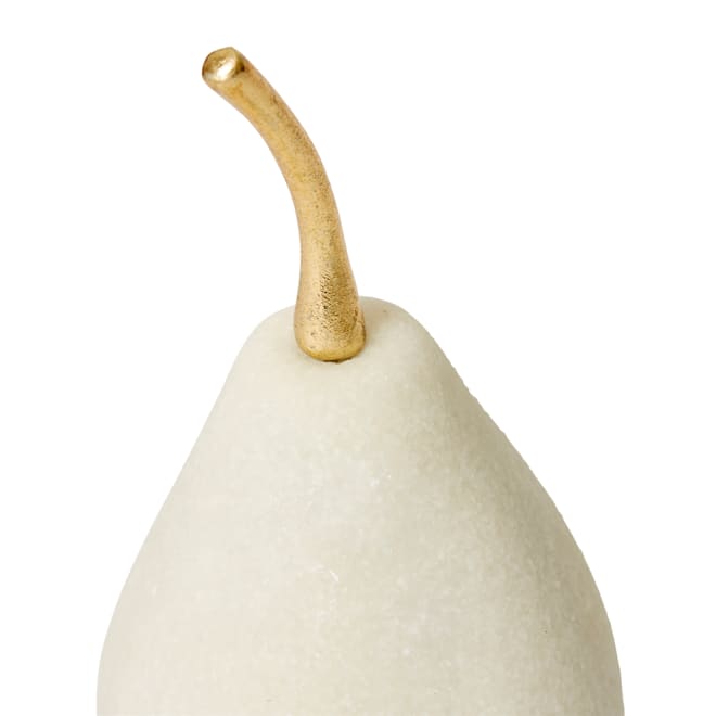 Kawzi Pear - White/Gold, 21cm (H)