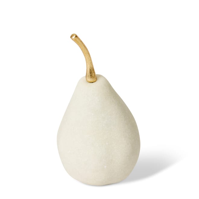 Kawzi Pear - White/Gold, 21cm (H)