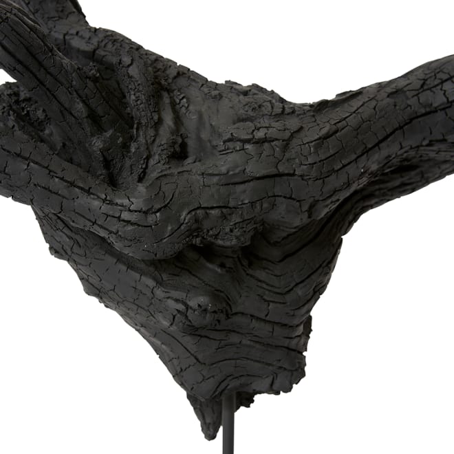 Akhule Sculpture - Black/Black, 43cm (H)