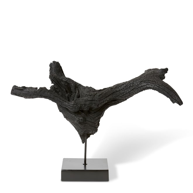 Akhule Sculpture - Black/Black, 43cm (H)