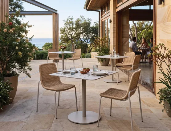 Cenote Rattan Dining Chair - Outdoor - Latte