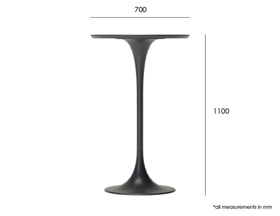 Minori Outdoor High Bar Table -White