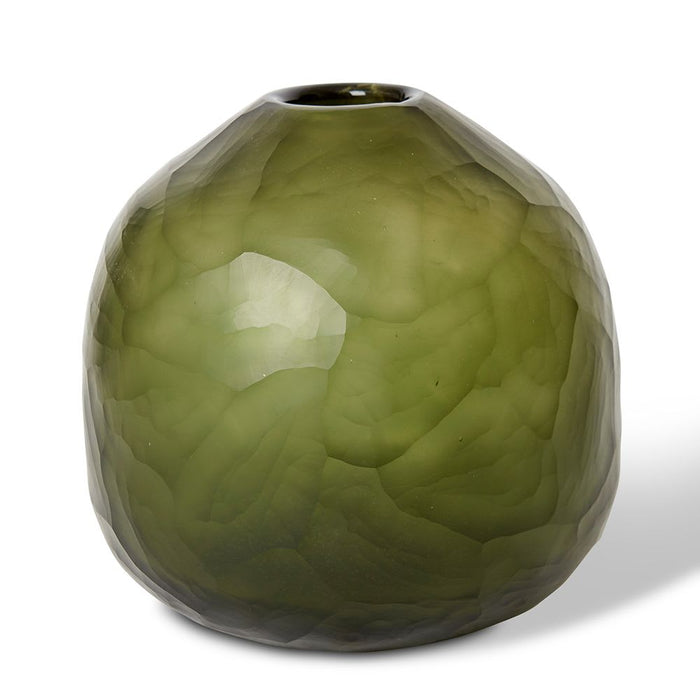 Kimoni Vase - Green, 17cm (H)