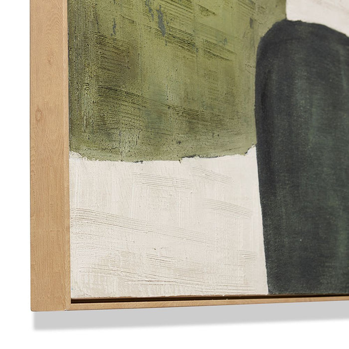 Sinazo II (DS) Hand Painted Wa - Green Brown, 120cm (H)