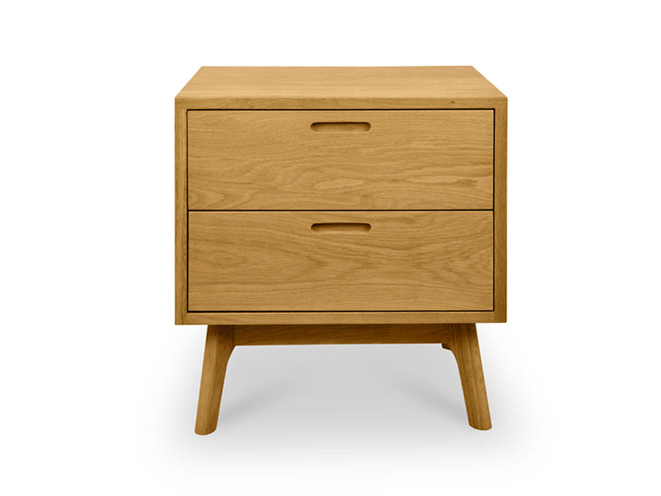 CCF487 Wooden Bedside Table - Natural Oak