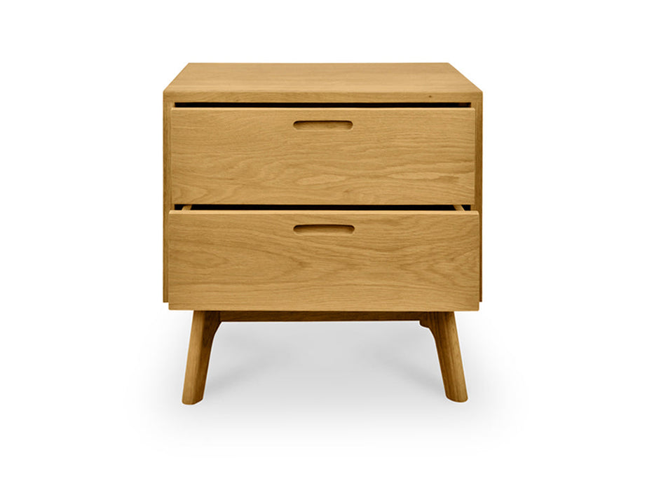 CCF487 Wooden Bedside Table - Natural Oak