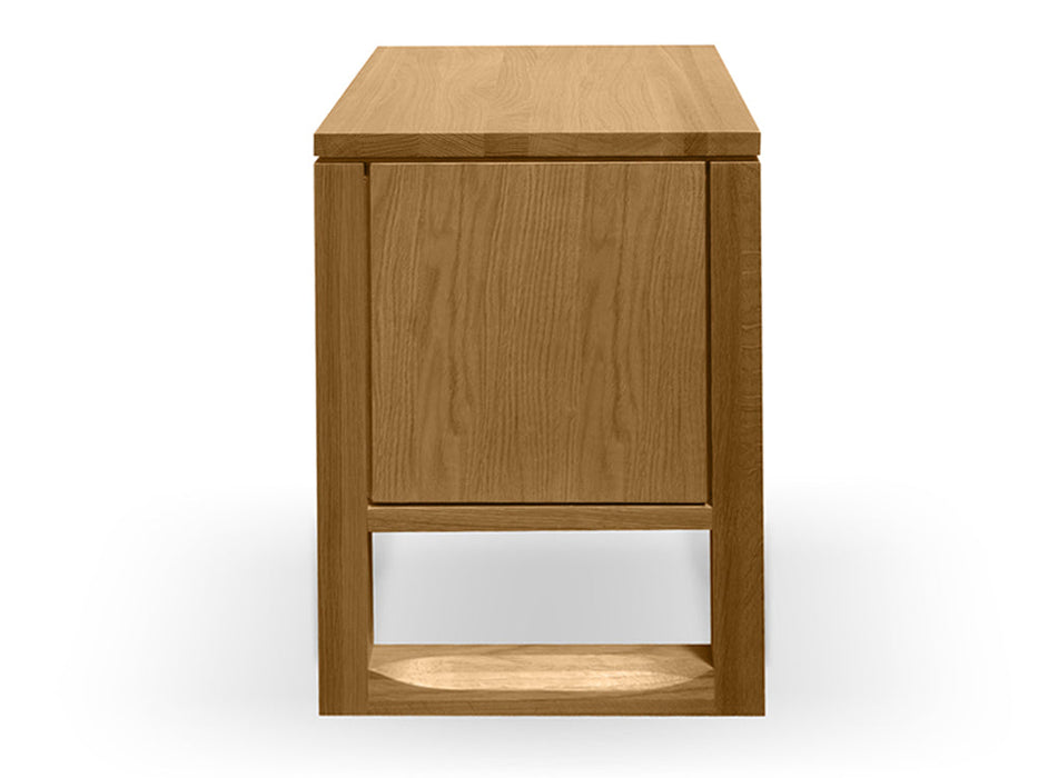 CCF500 1 Drawer Wooden Bedside Table - Natural Oak