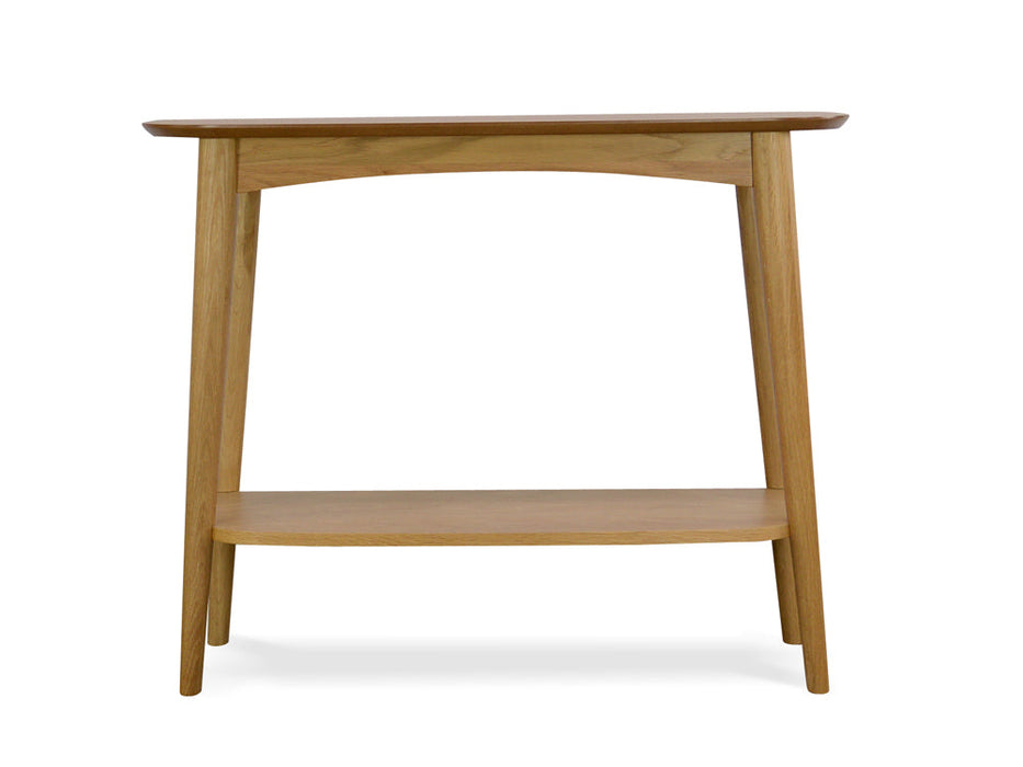 CDT777-VN Narrow Wood Console Table with Shelf