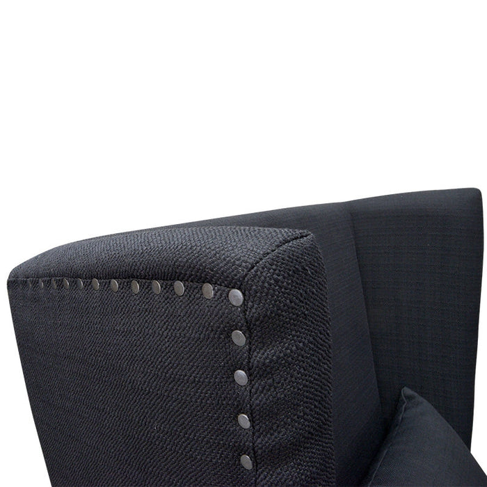 CLC2042-CA Lounge Chair in Black