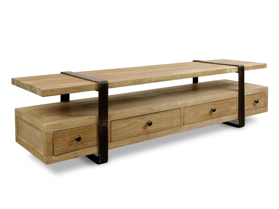 CTV592 180cm Reclaimed Lowline TV Entertainment Unit