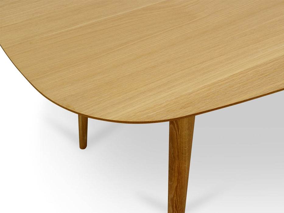 CDT782-VN 1.3m Fixed Dining Table - Natural