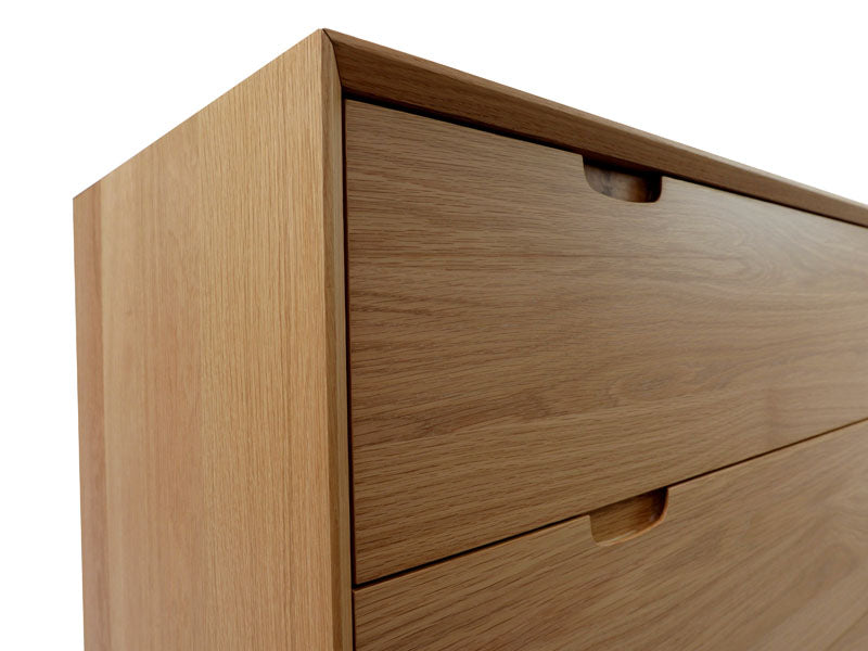 Calibre Furniture Asta 3 Drawer Chest Scandinavian Design