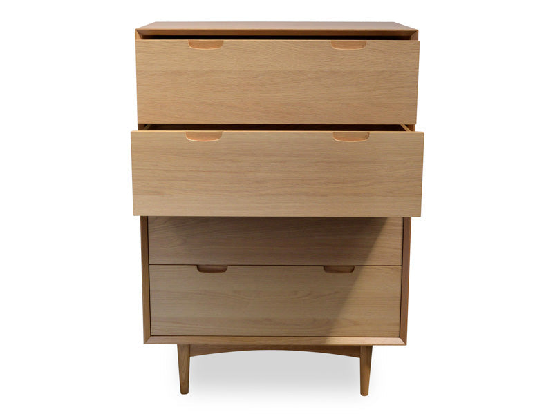 CDT920-VN 4 Drawer Chest - Natural