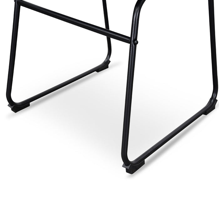 Darcy Industrial Dining Chair - Black PU (Set of 2)