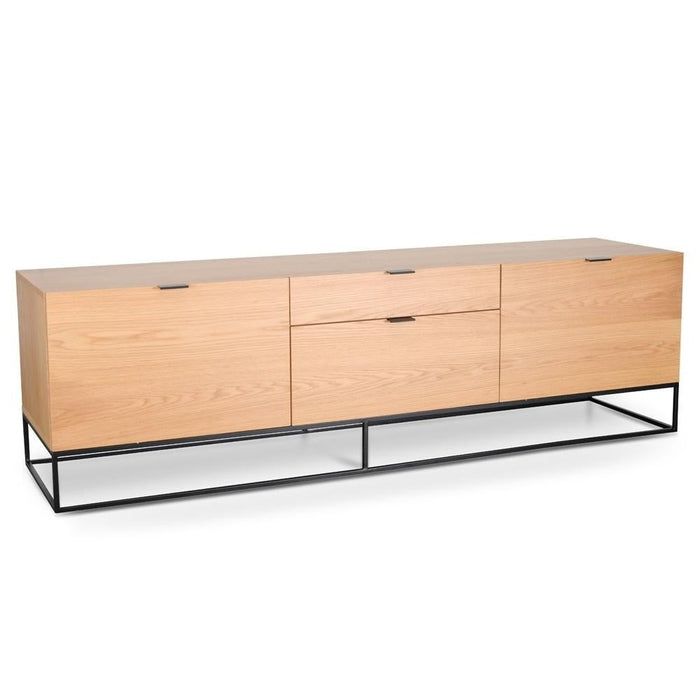 CTV2137-CN 180cm Entertainment TV Unit - Natural Oak