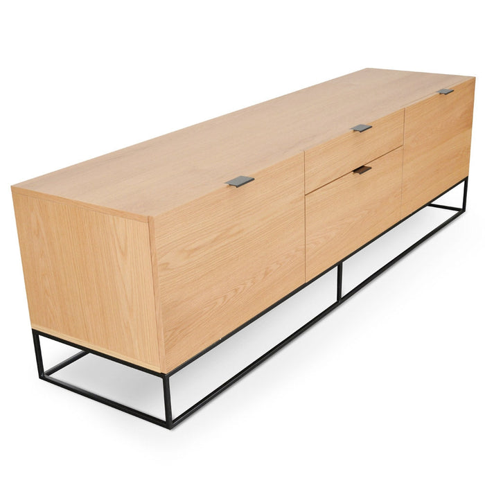 CTV2137-CN 180cm Entertainment TV Unit - Natural Oak