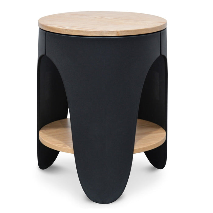 CST2225-SD Side Table - Natural - Black