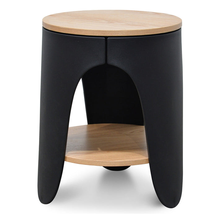 CST2225-SD Side Table - Natural - Black