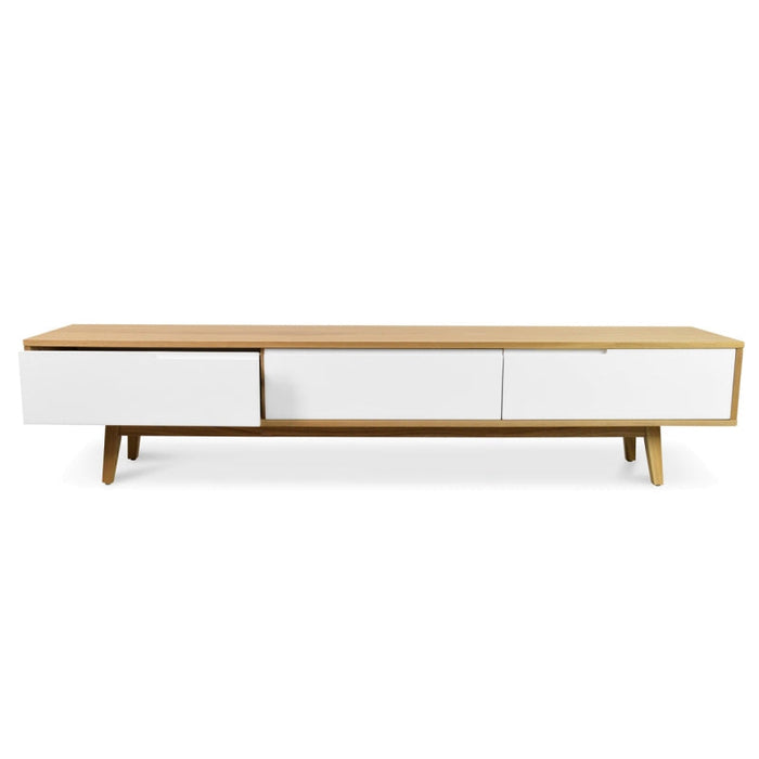 CTV861-DW 2.1m TV Entertainment Unit - Lowline - Natural