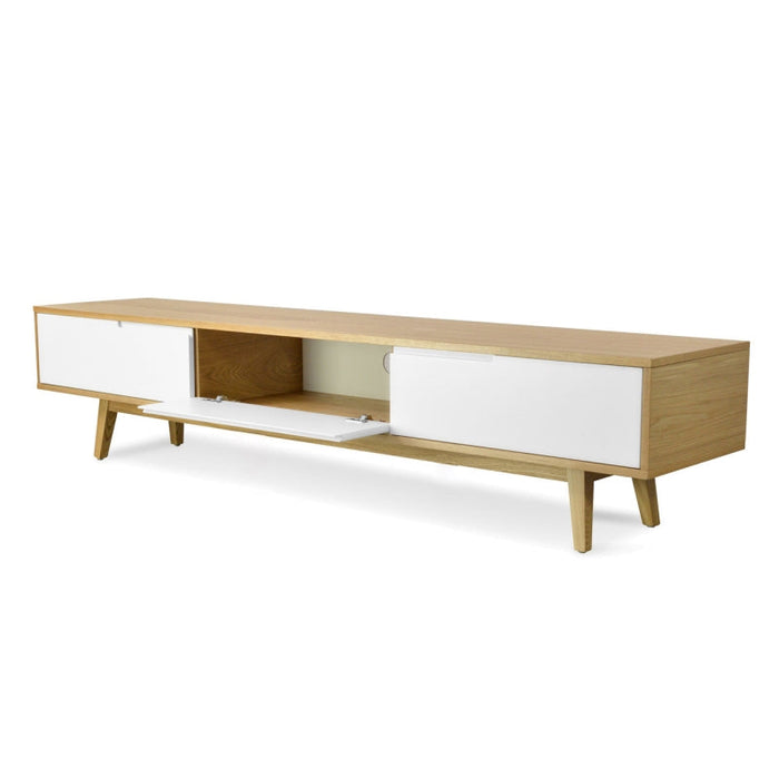 CTV861-DW 2.1m TV Entertainment Unit - Lowline - Natural