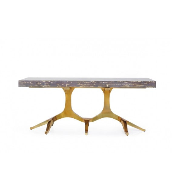 Billionaire Dining Table 24Ct Gold-Leaf