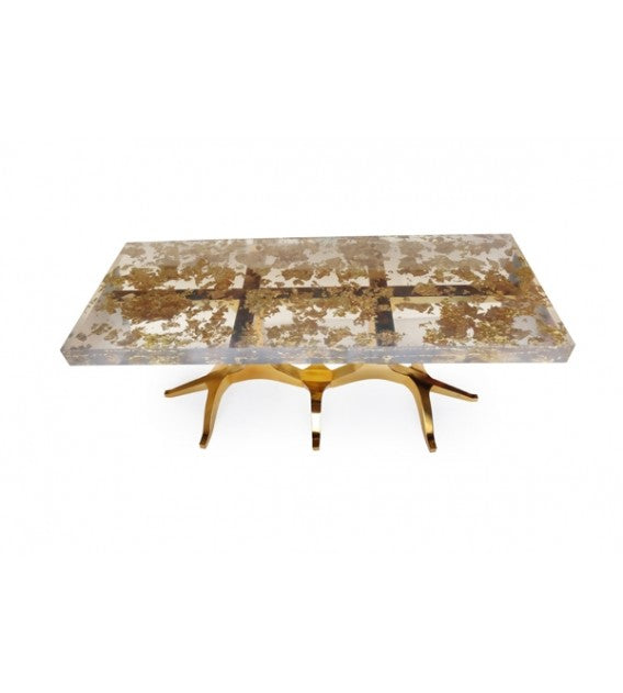 Billionaire Dining Table 24Ct Gold-Leaf