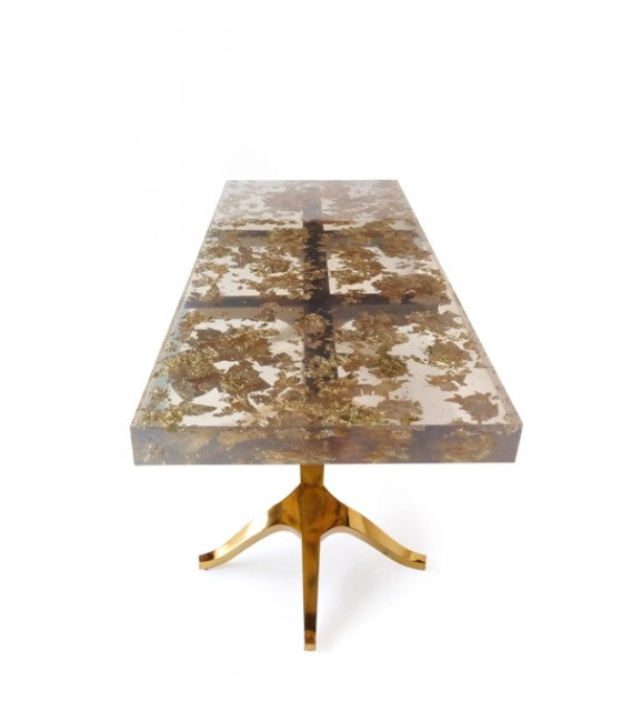 Billionaire Dining Table 24Ct Gold-Leaf