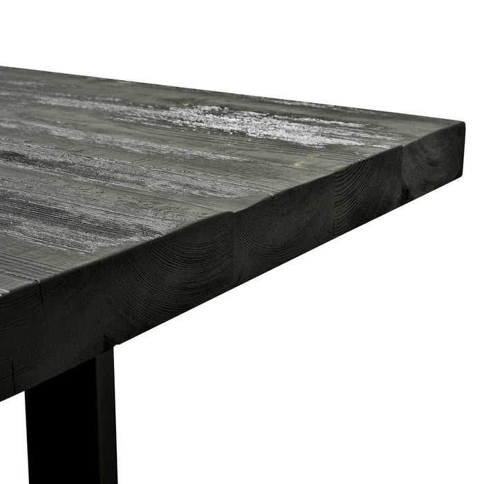 CDT2369-NI 2.8m Reclaimed Dining Table - Black