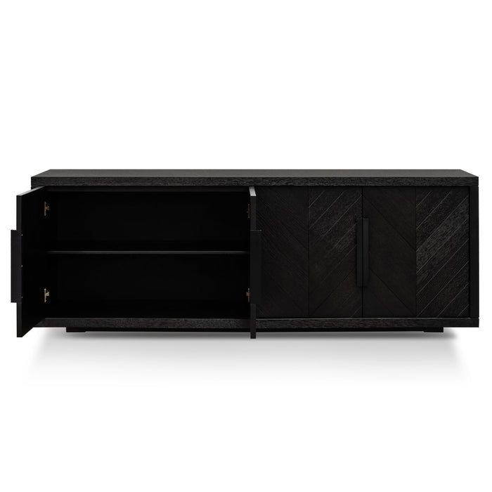 CDT2908-VA 2m Buffet Unit - Textured Espresso Black