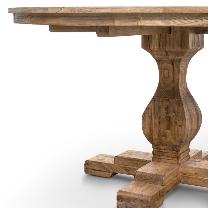 CDT2759 Round Dining Table 140cm - Rustic Natural