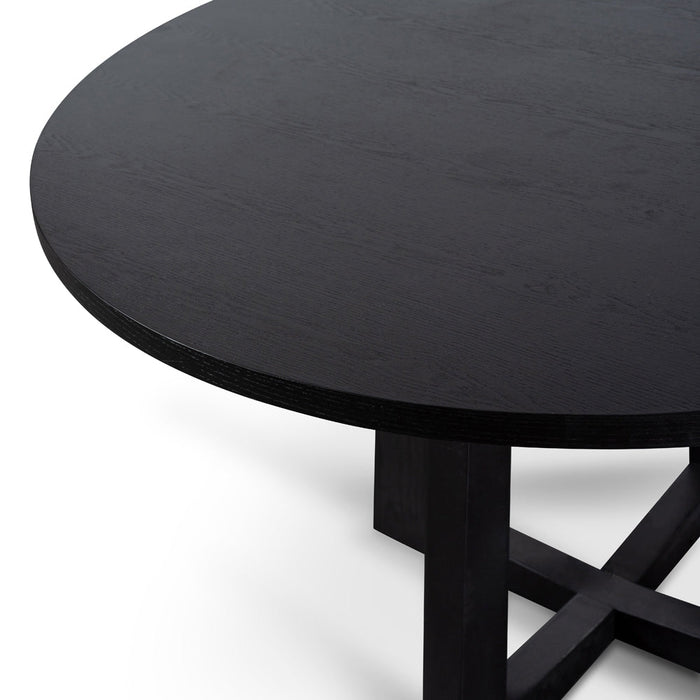 CDT587-SD 1.2m Dining Table - Black