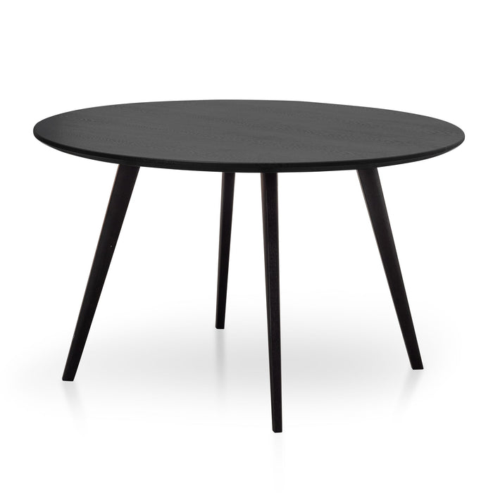 CDT6127-SD 1.2m Veneer Wooden Dining Table - Full Black