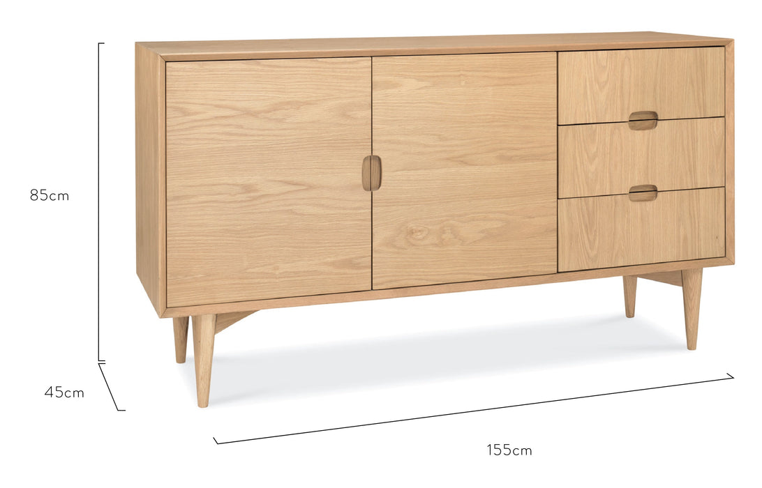 CDT770-VN 1.55m Buffet Cabinet - Natural