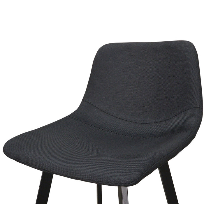 CBS2013-SE 80cm Bar Stool in Black Fabric (Set of 2)